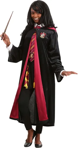 Vista 4 de Harry Potter Plus Size Robe, Deluxe Hogwarts House Themed Robes for Adults, Wizarding World Costume