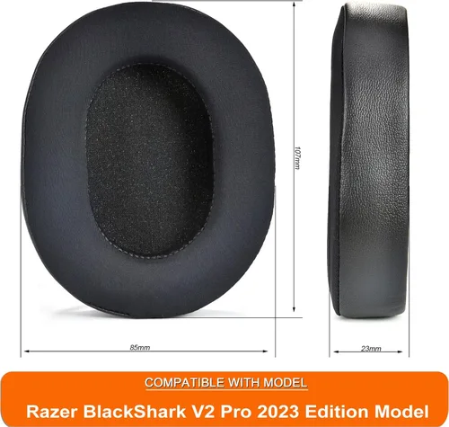 Vista 4 de Defean Almohadillas de gel refrescante para Razer BlackShark V2 Pro Edición