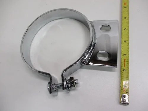 Vista 3 de Abrazadera de soporte de montaje de 5 pulgadas cromado 379 359 1987-1993 compatible con Peterbilt