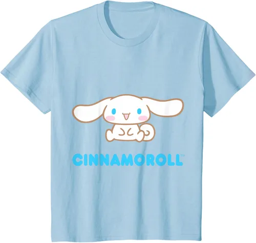 Vista 14 de Cinnamoroll Character Front and Back T-Shirt S Negro