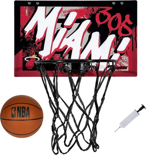 Vista 22 de Franklin Sports NBA Team Over the Door Aros de Baloncesto - Mini Aro de Baloncesto Interior para Niños + Juego de Pelota - Mini Aros para Fanáticos