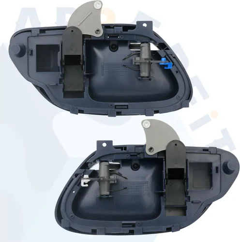 Vista 5 de APPERFiT Manija de puerta interior con kit de bisel (azul) Compatible con 1995-2002 Chevy Chevrolet GMC Truck C1500 C2500 C3500 K1500 K2500 K3500
