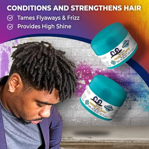 Vista 3 de Stylin Dredz Gel Twisiting Extra Strong Hold Toffee Super Shine Formula Single