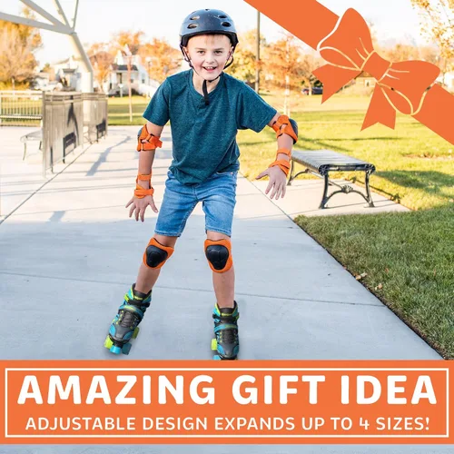 Vista 7 de XINO SPORTS Combo 2 en 1, Patines para niños Patines en línea - Patines intercambiables con luz LED para niños de 6 a 12 años, adolescentes