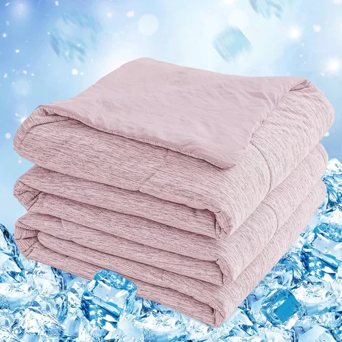 Vista 28 de CHOSHOME Edredón Refrescante Tamaño Twin, Manta Refrescante con Fibra de Enfriamiento Q-Max 0.45 Arc-Chill, Manta de Verano Fresca para Sudores