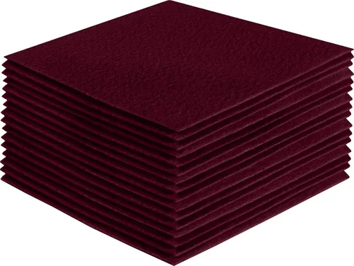 Vista 236 de FabricLA Hojas de fieltro acrílico para manualidades, cuadrados de fieltro precortados suaves de 4 x 4 pulgadas (3.9 in x 3.9 in), utiliza hojas