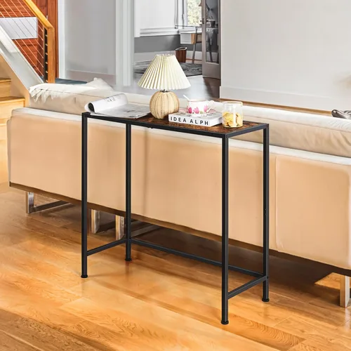Vista 6 de Mesa consola estrecha, mesa de entrada pequeña de 31.5 pulgadas