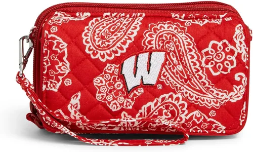Vista 6 de Vera Bradley - Bolso cruzado de algodón todo en uno con protección RFID para mujer Amatista Plaid - Algodón Reciclado