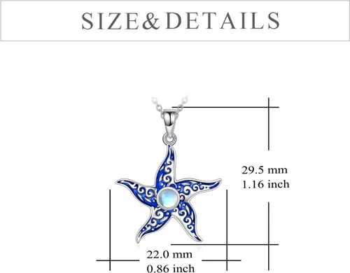Vista 4 de YFN Collar de olas oceánicas para mujer, plata de ley, concha de abulón, regalo de joyería para mujer