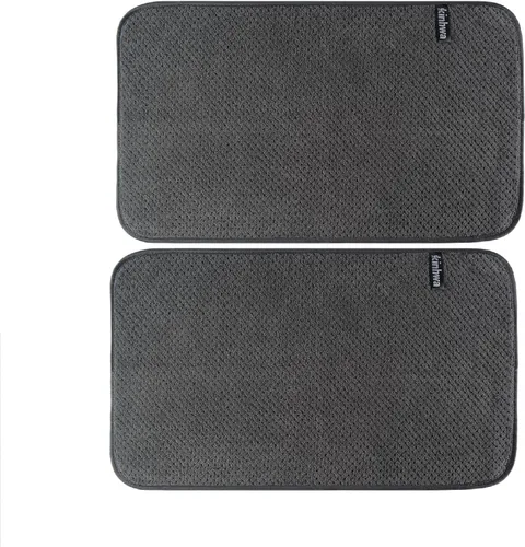 Vista 10 de KinHwa Toallas de mano de microfibra para baño, toallas faciales suaves y absorbentes, toallas de mano grises para baño, paños de lavado para spa