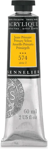 Vista 40 de Sennelier Extra-Fine Artists' Acrílico, 2.0 fl oz, Anthraquinone Blue S5, 2.02 Fl Oz (Paquete de 1)