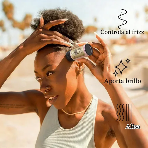 Vista 2 de Barra de cera para el cabello, barra de cera para el cabello, sin especias, fácil de absorber (paquete de 1)