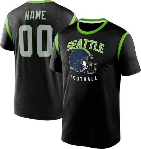 Vista 2 de Camisetas personalizadas para hombres, mujeres y niños, camiseta deportiva personalizada con cualquier nombre y número, regalos