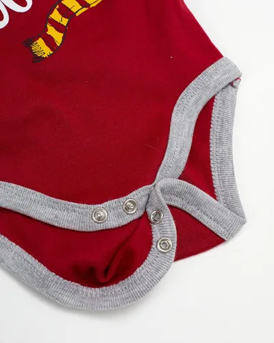 Vista 7 de Harry Potter Paquete múltiple de body de manga corta para bebé, niña o niño (borgoña, 0-3 meses), Borgoña