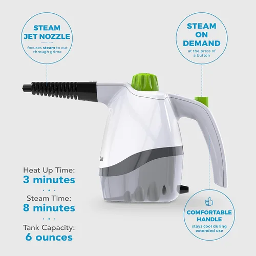 Vista 4 de Steamfast SF-210 Limpiador a vapor, manual, para uso diario.