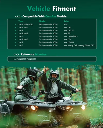 Vista 2 de SCITOO 705400953,705401105 Eje CV delantero izquierdo para 2011-2016 para Can-Am Commander 1000 2011 2014-2015 para Can-Am Commander 800 2011-2013
