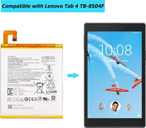 Vista 5 de L16D1P34 - Batería de repuesto compatible con Lenovo Tab 4 TB-8504F TB-8504X con herramientas