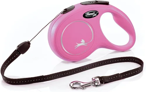 Vista 7 de FLEXI Correa Retráctil New Classic Cord para Perros Extra Pequeños de hasta 18 libras – 10 pies, Negro Correa para Caminar Mascotas Sin Enredos