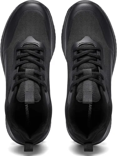 Vista 6 de ENLEN&BENNA TRM - Zapatos antideslizantes para hombre, cómodos, antideslizantes, para trabajo de pie durante mucho tiempo, para restaurante, cocina