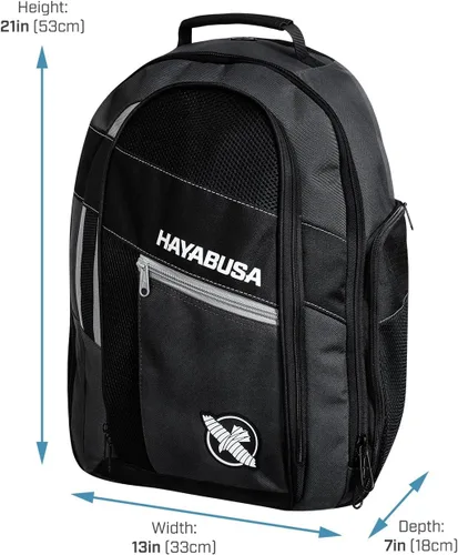 Vista 2 de Hayabusa Mochila Ryoko - Negro/Gris, 30L, Negro/Gris, Ryoko
