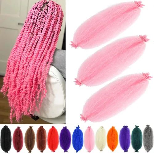 Vista 26 de Trenzas Afro Twist de 12 pulgadas - Cabello trenzado al crochet estilo Afro (12 pulgadas (Paquete de 3), 30#)