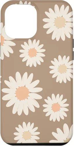 Vista 26 de Boho Neutral Cute Floral Pattern White Daisy Flowers Spring Case for iPhone 17