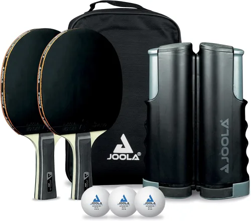 Vista 9 de JOOLA Red retráctil de ping pong con abrazaderas – Red de tenis de mesa se estira 5.75 pies – Abrazaderas en la mesa de hasta 2 pulgadas de grosor