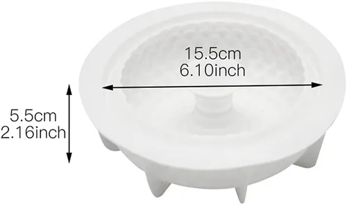 Vista 4 de Molde de silicona para tartas en espiral, guirnalda múltiple, herramientas de decoración de postres para fiestas, moldes para hornear mousse, molde