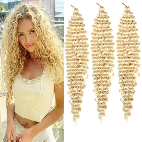 Vista 51 de 3 trenzas de ganchillo Passion Twist, cabello sintético preseparado para trenzar de 14 pulgadas, 3 paquetes de cabello trenzado pretrenzado
