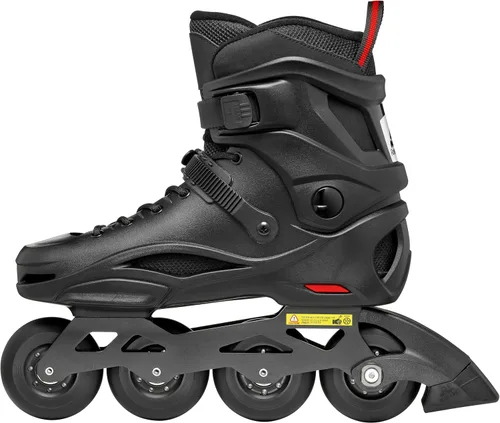 Vista 3 de Rollerblade RB 80 Patín urbano en línea para hombre, negro y rojo