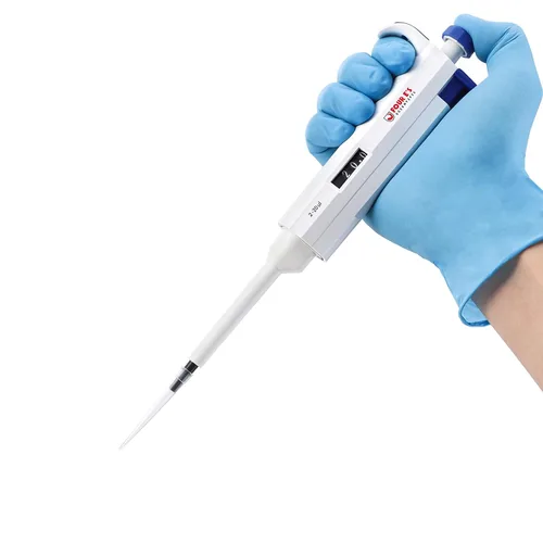 Vista 10 de FOUR E'S SCIENTIFIC Pipeteta de un solo canal, micropipeta de volumen variable ajustable de alta precisión para laboratorio (0.1-2.5 uL)