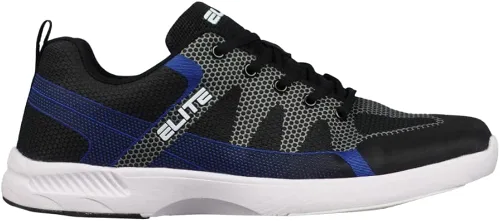 Vista 2 de ELITE Men's Peak Bowling Shoes Athletic Style Lace-Up Closure with Universal Slide Soles On Both Shoes
