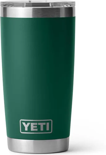 Vista 30 de YETI Rambler - Vaso de acero inoxidable con aislamiento al vacío de 20 onzas con tapa MagSlider Todo acero inoxidable
