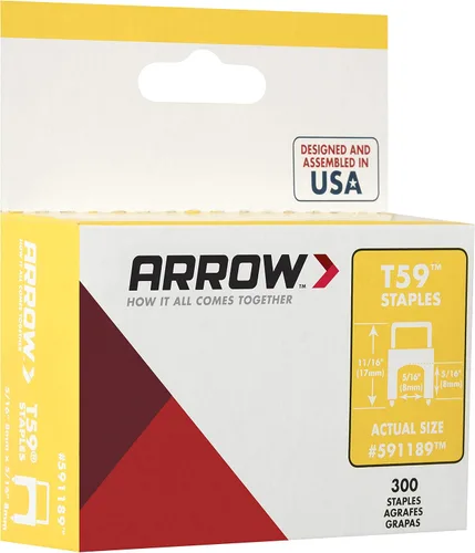 Vista 6 de Arrow T59 - Pistola de grapas resistente + grapas aisladas de acero inoxidable T59 genuinas
