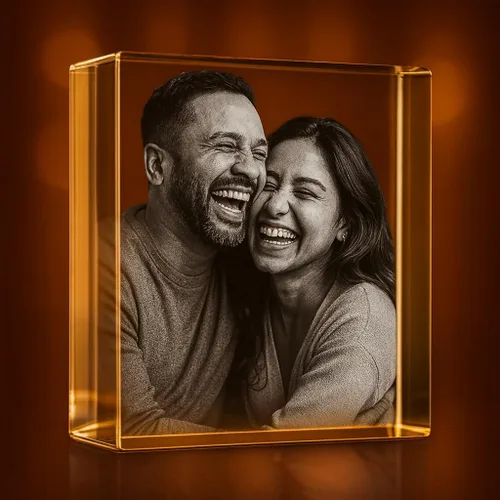Vista 9 de Corazón de Cristal 3D Personalizado con Foto – Imagen Personalizada Grabada con Láser en Vidrio – Regalo Conmemorativo, de Boda, Aniversario