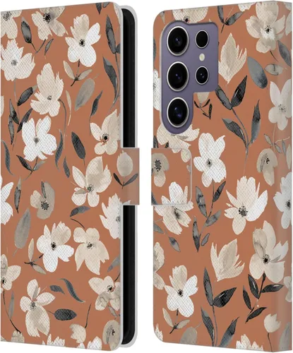 Vista 255 de Head Case Designs Officially Licensed Ninola Ditsy Flowers Yellow Nature Bold Leather Wallet Case Compatible with Samsung Galaxy A07 4G