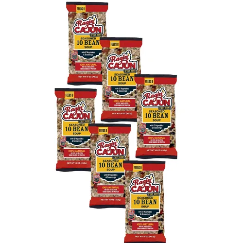 Vista 29 de Frijoles negros sazonados 16 oz Ragin Cajun (paquete de 1)