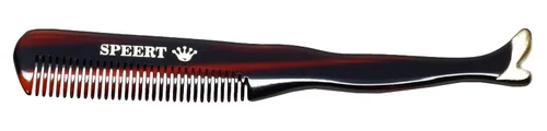 Vista 37 de #10 Peine de dientes estrechos hecho a mano Tortuga Havana Acetato fino recto fino desenredante Parting Grooming Teasing Peluquería Peluquería