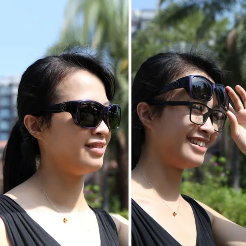 Vista 2 de yodo Gafas de sol con lentes polarizadas para hombres y mujeres