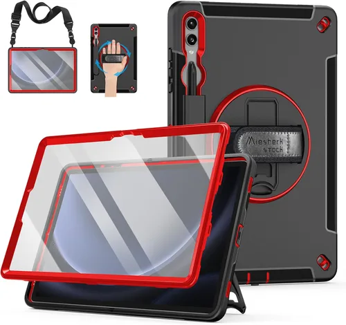 Vista 27 de Funda para Galaxy Tab S6 Lite de 10.4 pulgadas 2024/2022/2020: funda de TPU de grado militar a prueba de golpes con protector de pantalla - soporte