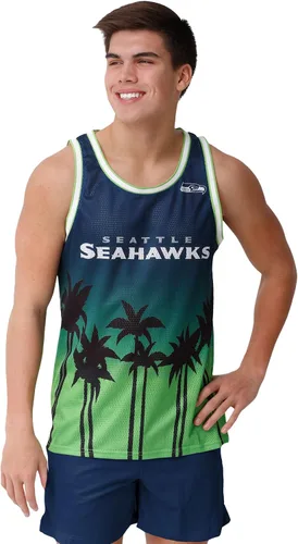 Vista 7 de FOCO NFL Mens NFL Team Logo Fashion Shirt Sleeveless Top