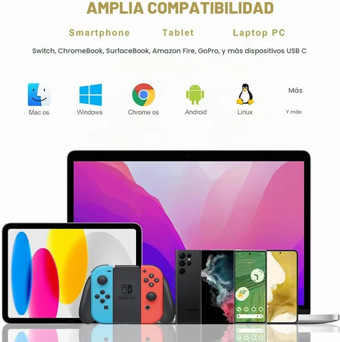 Vista 6 de Adaptador USB C a USB 3.1 Gen 2, 10Gbps USB a USBC, USB-C macho a USB 3.0 A hembra USB 3.2 Tipo C OTG convertidor para MacBook Pro Laptop PC iMac