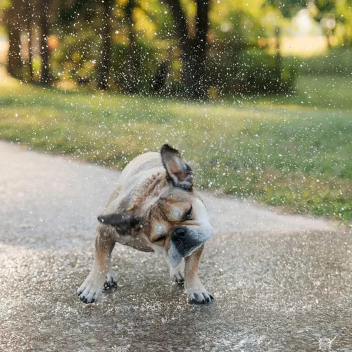 Vista 5 de Juego de Cuidado de Pelaje Suave por Veterinary Formula & Tweezerman – Spray Desenredante Gloss & Glide con Cepillo Slicker Pequeño para Perros