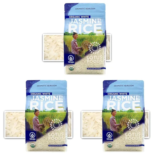 Vista 10 de LOTUS FOODS Arroz orgánico de jazmín blanco, 30 onzas