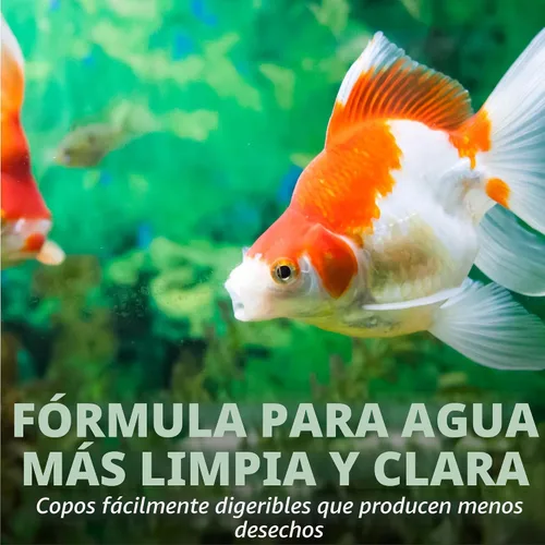 Vista 8 de Tetra Goldfish Flakes, dieta nutricionalmente equilibrada para peces de acuario, copos enriquecidos con vitamina C, 0.42 onzas
