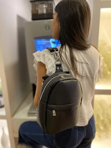 Vista 5 de Prime Original Mini mochila de moda para mujer Bolso de hombro desmontable con ala de ángel de murciélago