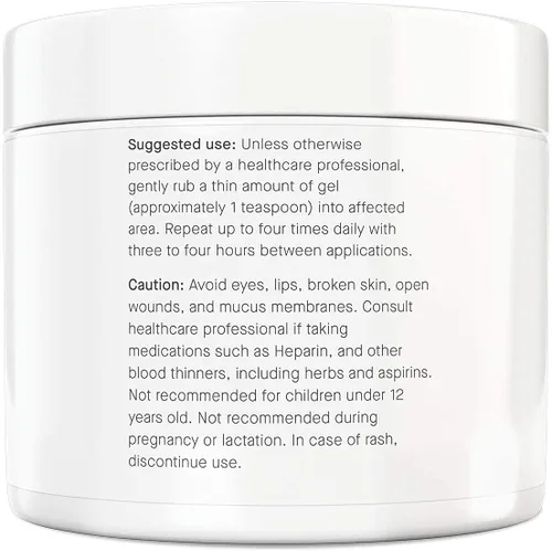 Vista 7 de Gel MSM de glucosamina condroitina (4 onzas), con glucosamina, condroitina, MSM y bromelina para apoyar la salud de las articulaciones, para mujeres