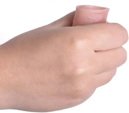 Vista 4 de SUMAG Juego de 3 trucos de magia para los dedos con sedas místico de goma dedo pulgar punta mágica Prop juguete magos truco mágico ilusión