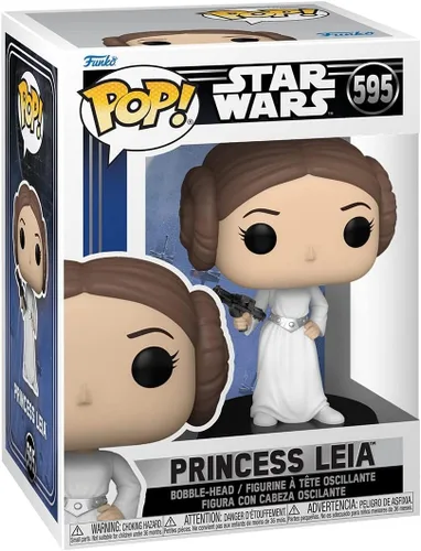 Vista 2 de POP Star Wars: New Classics - Figura de vinilo de la princesa Leia Funko (con funda protectora de caja compatible), multicolor, 3.75 pulgadas
