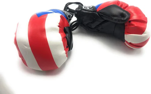 Vista 2 de Red Hat Ent Mini guantes de boxeo colgantes para espejo de coche (Puerto Rico)